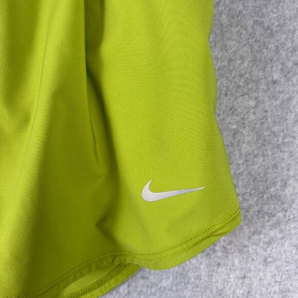 Nike One Shorts Women Medium Green Dri-Fit Ultra High Waist 3 Brief Lined Sport - Picture 9 of 10